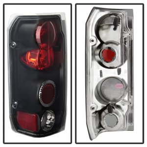 Ford Bronco Classic Tail Light Set - SPYDER - Euro Style - Black - `88-`96