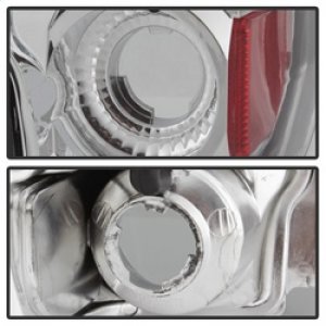 Ford Bronco Classic Euro Tail Lights - SPYDER - Chrome - `88-`96