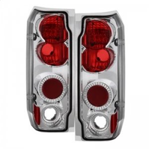 Ford Bronco Classic Euro Tail Lights - SPYDER - Chrome - `88-`96