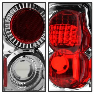 Ford Bronco Classic Euro Tail Lights - SPYDER - Chrome - `88-`96