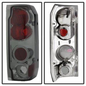 Ford Bronco Classic Euro Tail Lights - SPYDER - Euro Style - Smoke - `88-`96