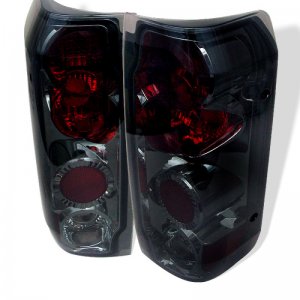 Ford Bronco Classic Euro Tail Lights - SPYDER - Euro Style - Smoke - `88-`96