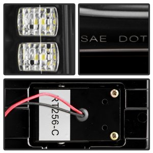 Ford Bronco LED Tail Lights - SPYDER - Factory LED Model - Black - `21-`23
