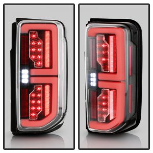 Ford Bronco LED Tail Lights - SPYDER - Factory LED Model - Black - `21-`23