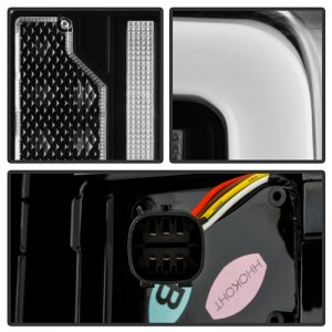 Ford Bronco LED Tail Lights - SPYDER - Factory LED Model Only - Black - `21-`23