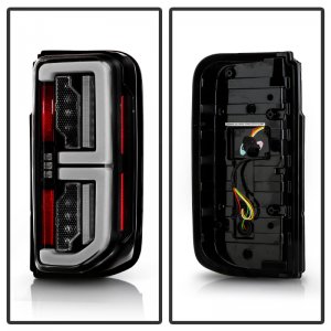 Ford Bronco LED Tail Lights - SPYDER - Factory LED Model Only - Black - `21-`23