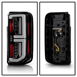 Ford Bronco LED Tail Lights - SPYDER - Factory LED Model Only - Black - `21-`23