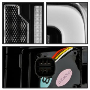 Ford Bronco LED Tail Lights - SPYDER - Factory LED Model Only - Black - `21-`23