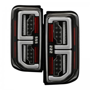 Ford Bronco LED Tail Lights - SPYDER - Factory LED Model Only - Black - `21-`23