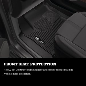 Ford Bronco Sport Floor Liner - Rear - Husky Liners - X-Act Contour - Black - `21-`24