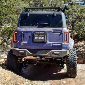 Ford Bronco Rear Bumper - Rear - Westin - Pro-Series - Textured Black - `21-`23