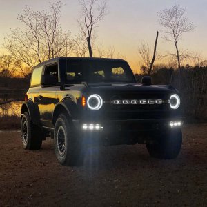 Ford Bronco Fog Light Assembly - ORACLE Lighting - Triple LED - White - `21-`24