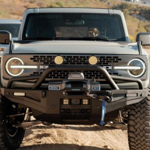 Ford Bronco Bull Bar - Front - Westin - XTS Round - Textured Black - `21-`23