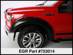 Ford Bronco Fender Flares - Front + Rear - EGR - Rugged - Black - `92-`96