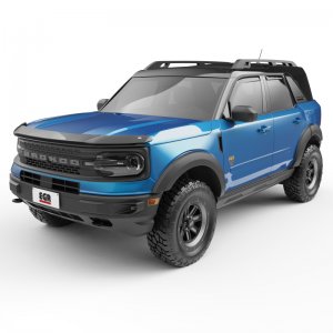 Ford Bronco Sport Fender Flares - EGR - Rugged Look - Black - `21-`23