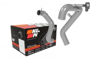 Ford Bronco Sport Charge Pipe - K&N Engineering - Gunmetal Gray - 2.3L - 2021