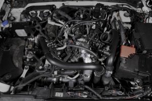 Ford Bronco Charge Pipe Kit - K&N Engineering - Aluminum - Gunmetal Gray - 3.0L V6 - 2023