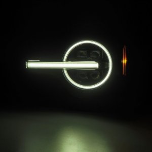 Ford Bronco Headlights - AlphaRex - NOVA LED Proj - Alpha-Black - `21-`23