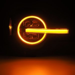 Ford Bronco Headlights - AlphaRex - NOVA LED Projector - Black - `21-`23