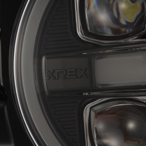 Ford Bronco Headlights - AlphaRex - NOVA LED Projector - Black - `21-`23