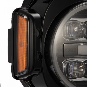 Ford Bronco Headlights - AlphaRex - NOVA LED Projector - Black - `21-`23