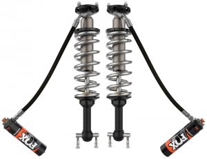Ford Bronco Coil-Over Reservoir Shock - Front - FOX - Performance Elite Series, Adjustable - Black - `21-`23
