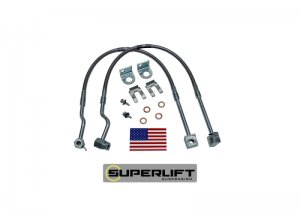 Ford Bronco Classic Brake Hoses - Front - Superlift - Bulletproof - `87-`90