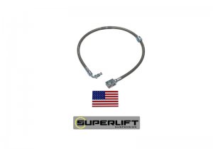 Ford Bronco Classic Brake Hose - Front - Superlift - Bullet Proof - `78-`79