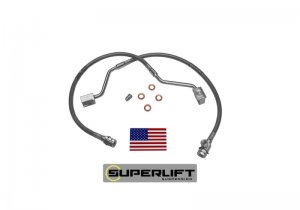 Ford Bronco Classic Brake Hoses - Front - Superlift - Bulletproof - `90-`96