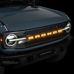 Ford Bronco Emblem - Front - Putco - LED - `21-`23
