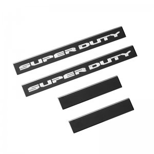 Ford Bronco Door Sills - Putco - Laser-etched Logo - Black Platinum