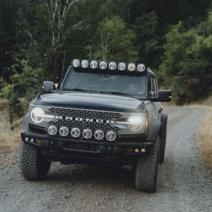 Ford Bronco Fog Light Pocket Kit - KC HiLiTES - FLEX ERA 3 Dual Mode SAE - 2021