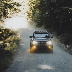 Ford Bronco Fog Light Pocket Kit - KC HiLiTES - FLEX ERA 3 Dual Mode SAE - 2021