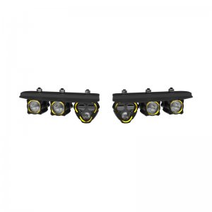 Ford Bronco Fog Light Pocket Kit - KC HiLiTES - FLEX ERA 3 Dual Mode SAE - 2021