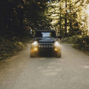 Ford Bronco Fog Light Pocket Kit - KC HiLiTES - FLEX ERA 3 Dual Mode SAE - 2021