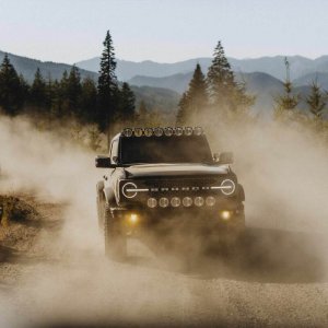 Ford Bronco Fog Light Pocket Kit - KC HiLiTES - FLEX ERA 3 Dual Mode SAE - 2021