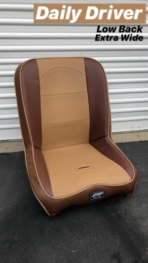 Ford Bronco Suspension Seat - PRP Seats - Daily Driver Low Back