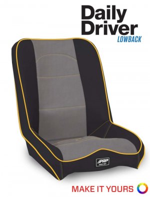 Ford Bronco Suspension Seat - PRP Seats - Daily Driver Low Back