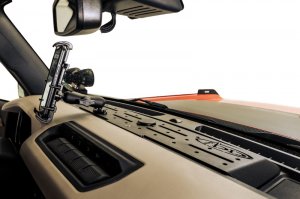 Ford Bronco Digital Device Dash Mount - Addictive Desert Designs - Hammer Black Powder Coat - `21-`23