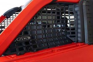 Ford Bronco Rear Window Molle Storage Panels - Rear - Addictive Desert Designs - Hammer Black - `21-`23