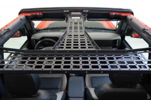 Ford Bronco Overhead Molle Panels - Overhead - Addictive Desert Designs - Hammer Black - `21-`23