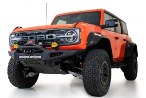 Ford Bronco Skid Plate - Front - Addictive Desert Designs - Rock Fighter - Satin Black - `22-`23