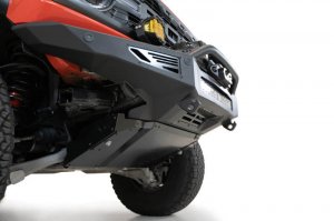 Ford Bronco Skid Plate - Front - Addictive Desert Designs - Rock Fighter - Satin Black - `22-`23