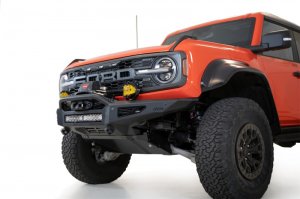 Ford Bronco Skid Plate - Front - Addictive Desert Designs - Rock Fighter - Satin Black - `22-`23