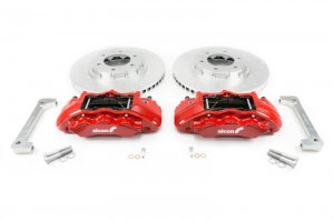 Ford Bronco Front Brake Kit - Front - Alcon - 6-Piston - Red - 2.3L - 2020