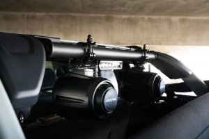 Ford Bronco Rear Speaker & Light Mount Bar - Rear - DV8 Offroad - Micro-Texture - Black - `21-`22