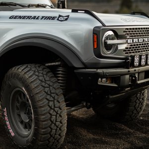 Ford Bronco Uniball Upper Arms - Camburg - KINETIK V2 - Grey - `21-`23