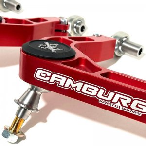 Ford Bronco Uniball Upper Arms - Camburg - KINETIK V2 Performance Billet - Red - `21-`23