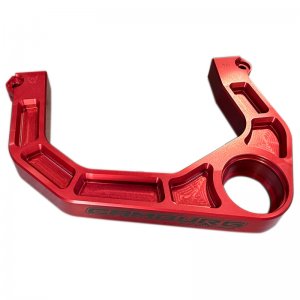 Ford Bronco Uniball Upper Arms - Camburg - KINETIK V2 Performance Billet - Red - `21-`23