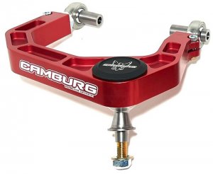 Ford Bronco Uniball Upper Arms - Camburg - KINETIK V2 Performance Billet - Red - `21-`23